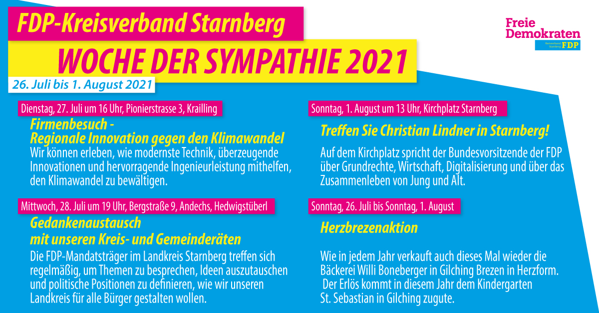 Woche der sympathie 2021